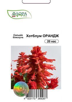 Семена цветов Сальвия Хотблум Орандж, Cerny, Чехия, 20 шт.