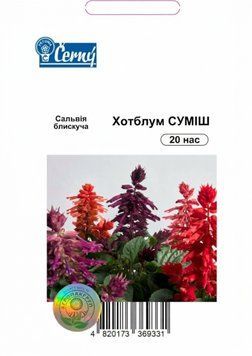 Семена цветов Сальвия Хотблум смесь, Cerny, Чехия, 20 нас.