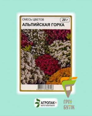 Насіння квітів Квіткова суміш Альпійська гірка, суміш, Legutko, Польща, 20 г.