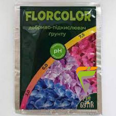 Удобрение FLORCOLOR подкислитель грунта, 25 г