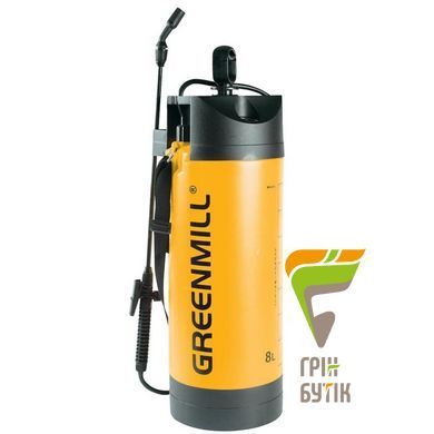 Обприскувач ручний Greenmill Aquasystem з манометром 8 л (GB9084)