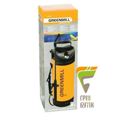 Обприскувач ручний Greenmill Aquasystem з манометром 8 л (GB9084)