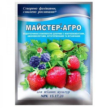 Удобрение Мастер-Агро для ягодных культур, 100 г.