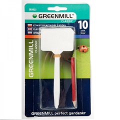 Етикетки Greenmill Classic пластмасові Т-подібні з олівцем 10 шт (GR5023)