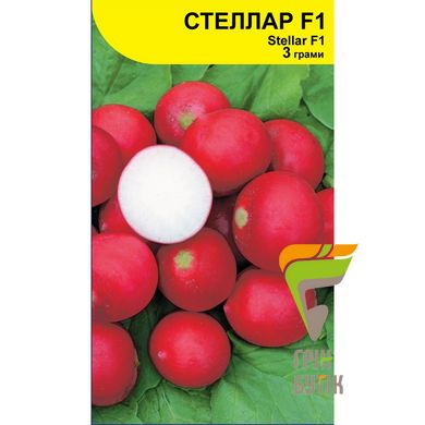 Насіння редиски Стеллар F1, Syngenta, Нідерланди, 3 г.